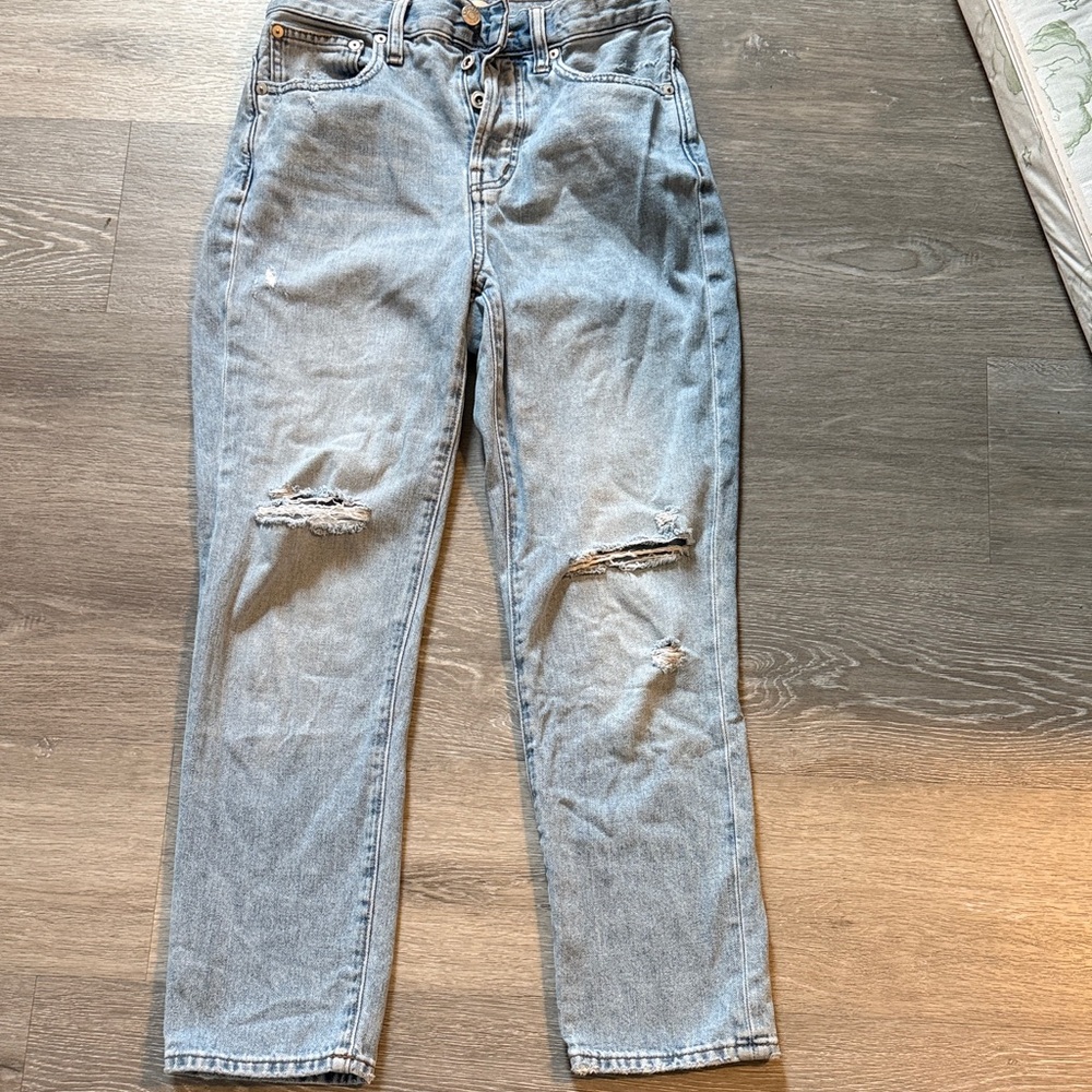 Madewell Medium Blue Denim Jeans with Natural Label